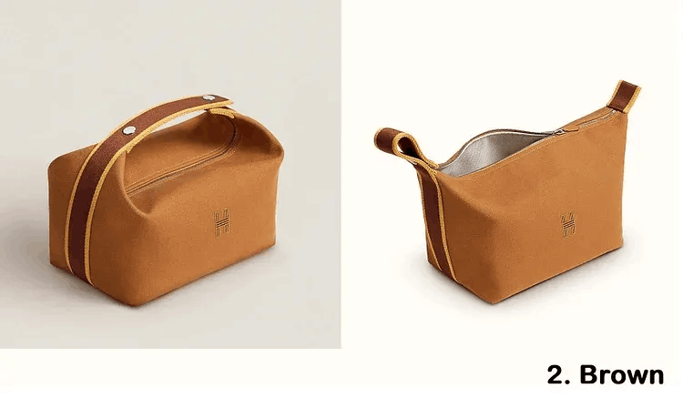 【HERMES】 《ブリッドアブラック》 GM サイズ ポーチ